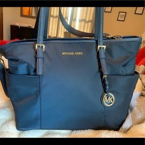 Brand New Navy Blue Michael Kors Diaper Bag